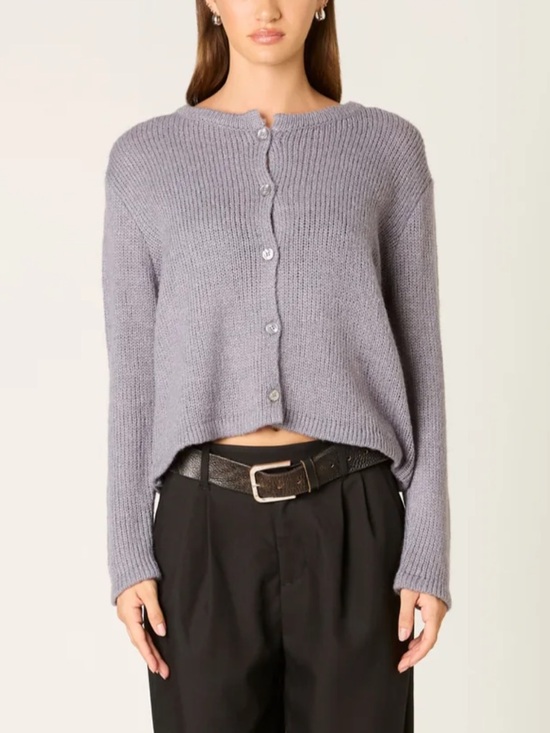 Nia Sweaters - NIA Ariana Cardigan Gray NWT